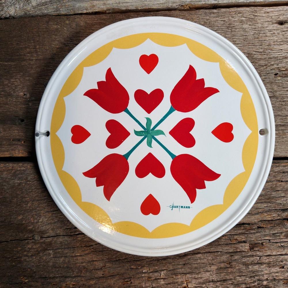 Vintage Hex Sign Hartmann Art Gallery Dutch Folk Art